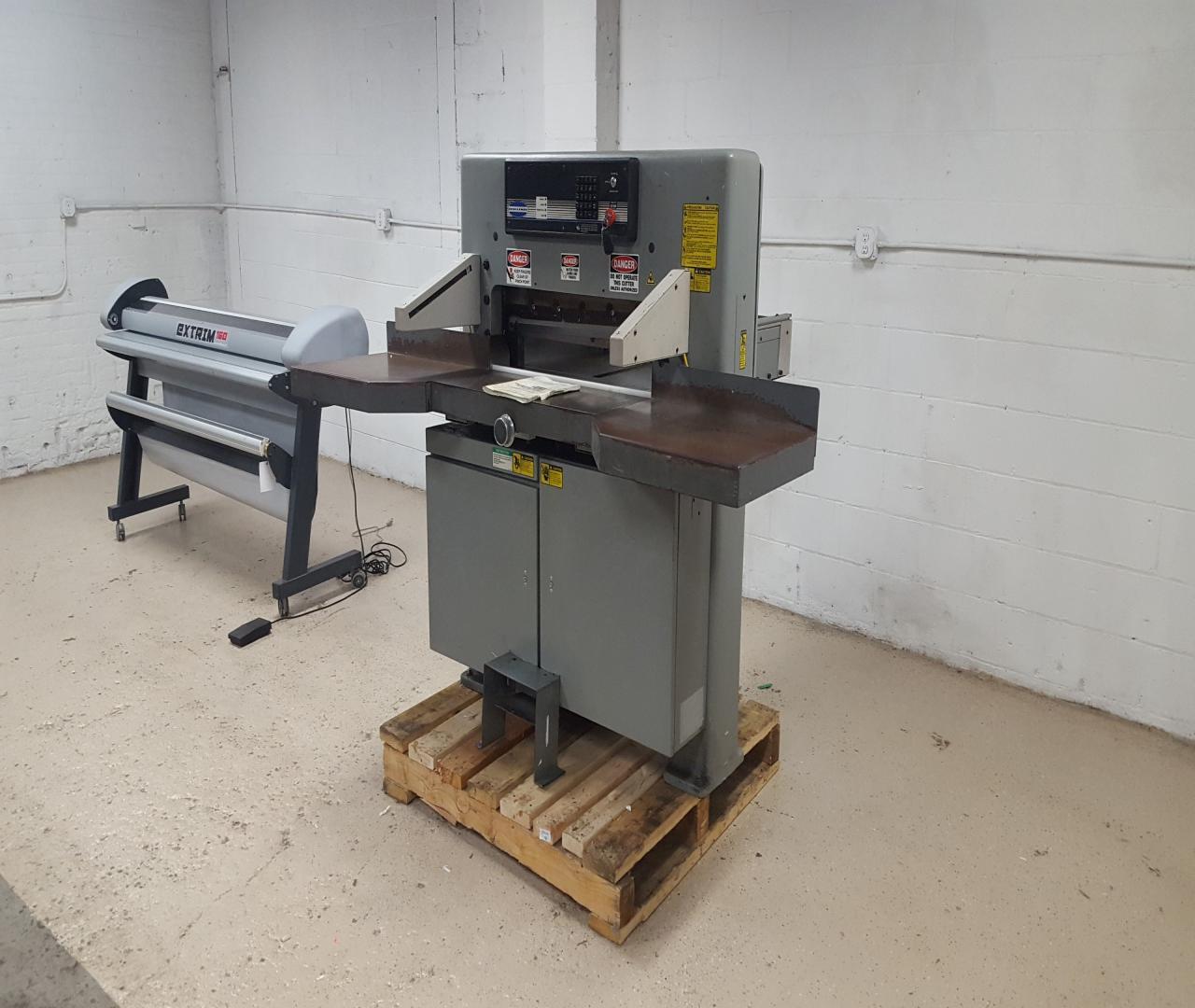 Lot #100: Challenge 305 MPX - 30.5" Programmable Paper Cutter with Auto Clap - Pontiac, MI - WireBids